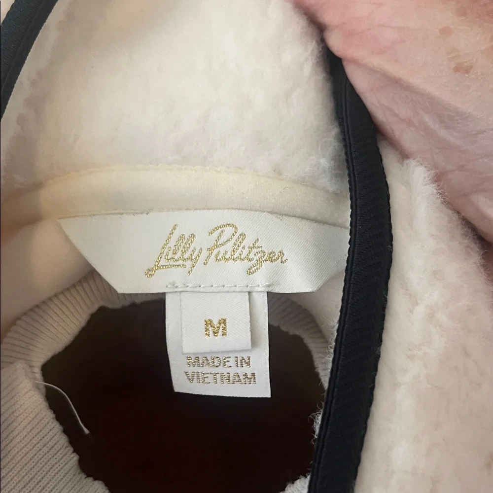 Lilly Pulitzer graycele Sherpa vest - Picture 3 of 6